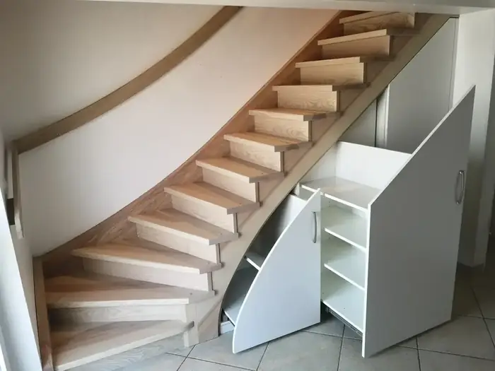 Escalier quart tournant